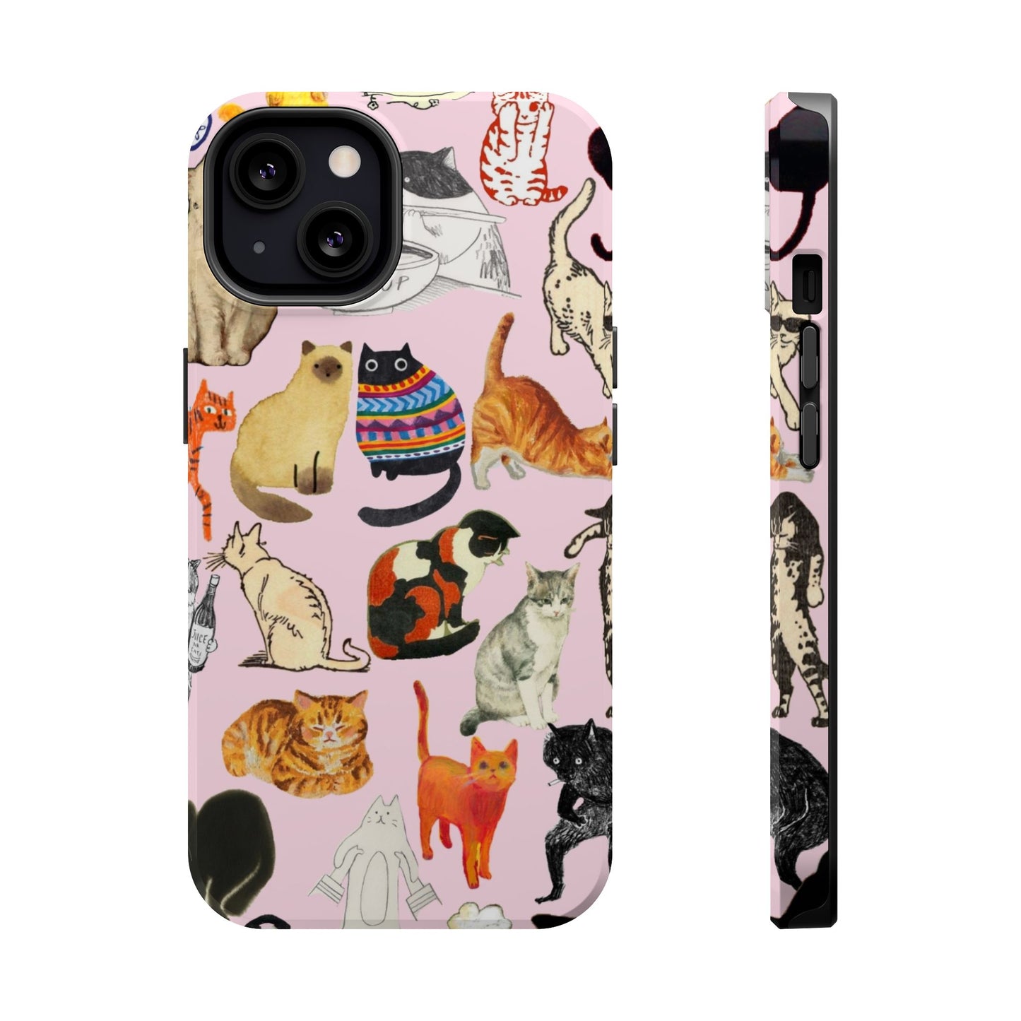 Cat Pattern Magsafe Case