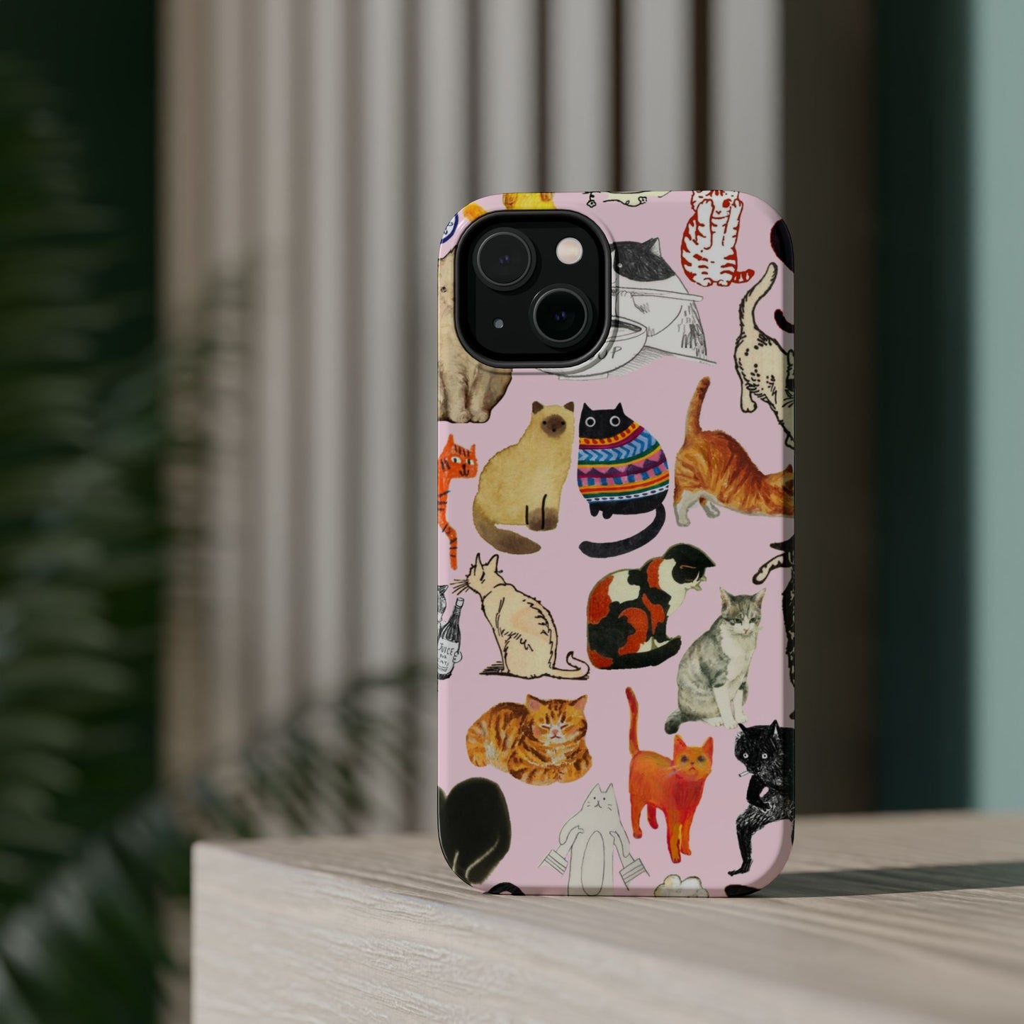 Cat Pattern Magsafe Case