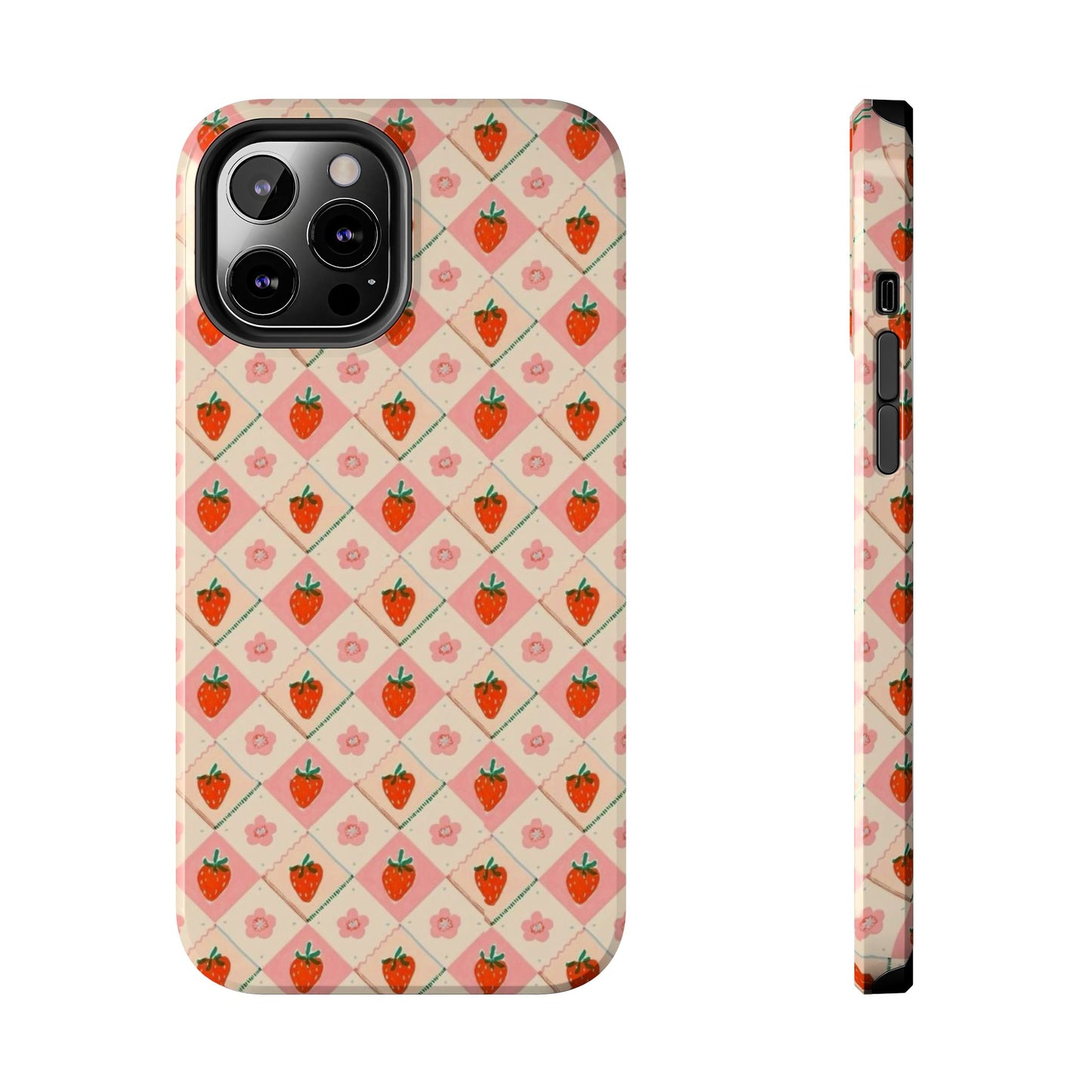 Cute Strawberry Pattern Case