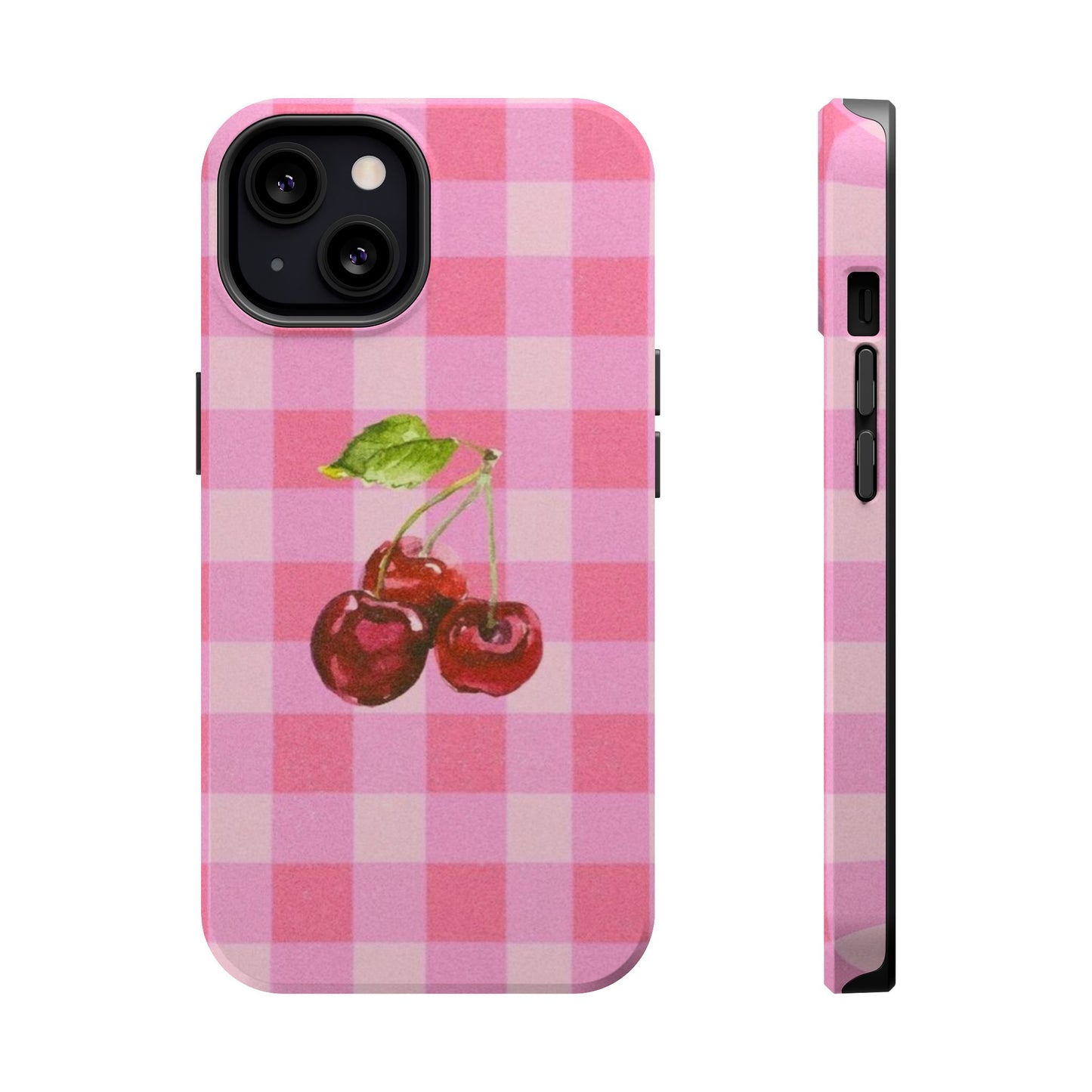 Cherry Gingham Magnetic Tough Case