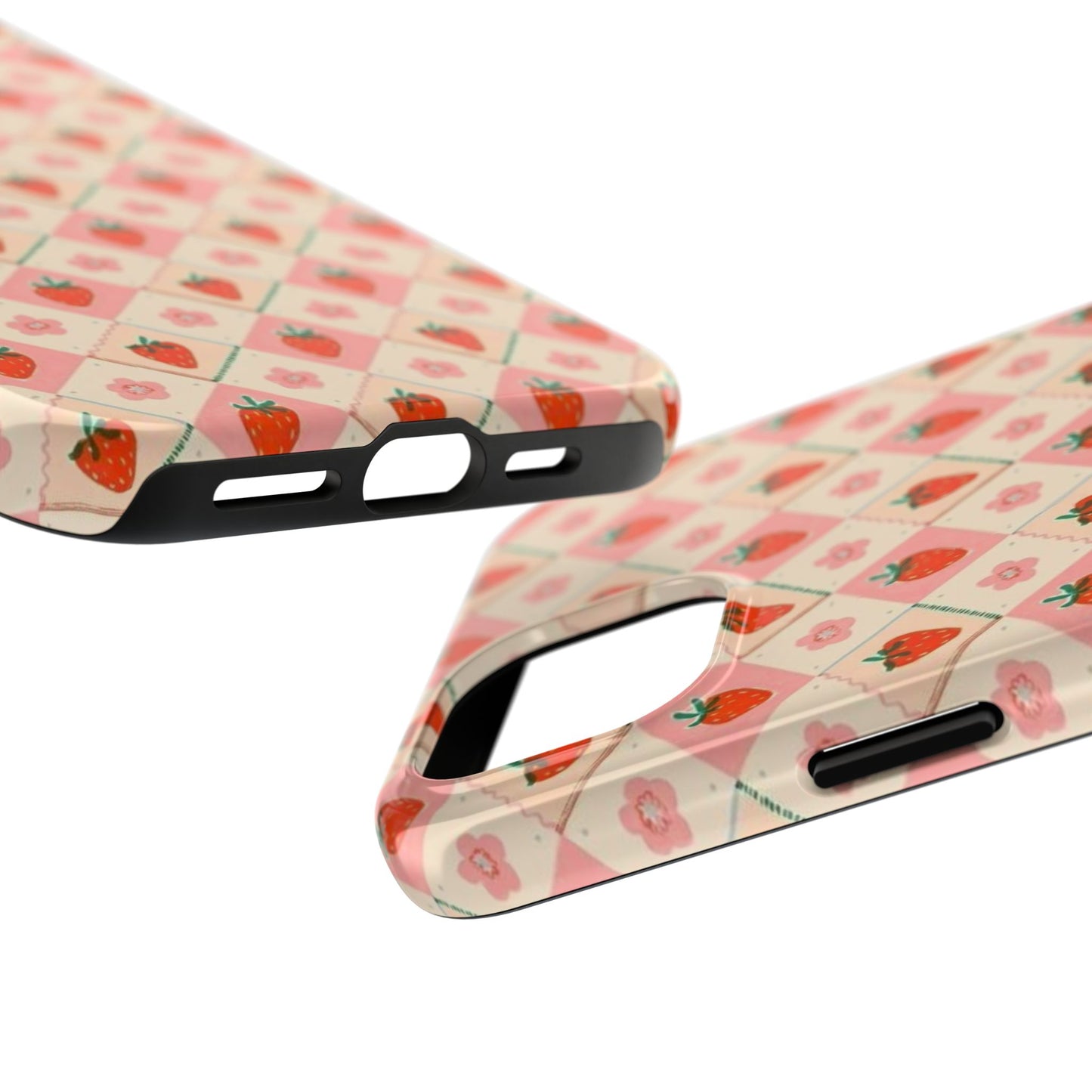 Cute Strawberry Pattern Case