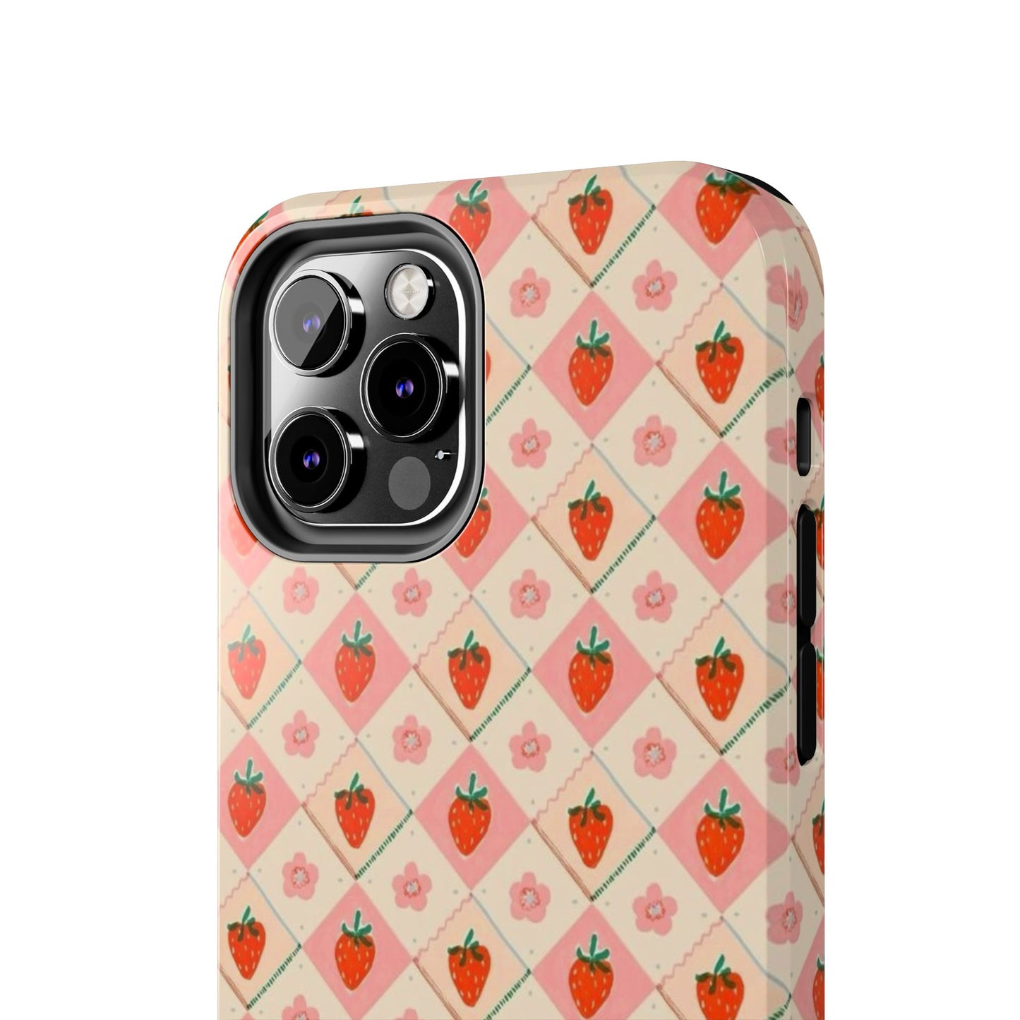 Cute Strawberry Pattern Case