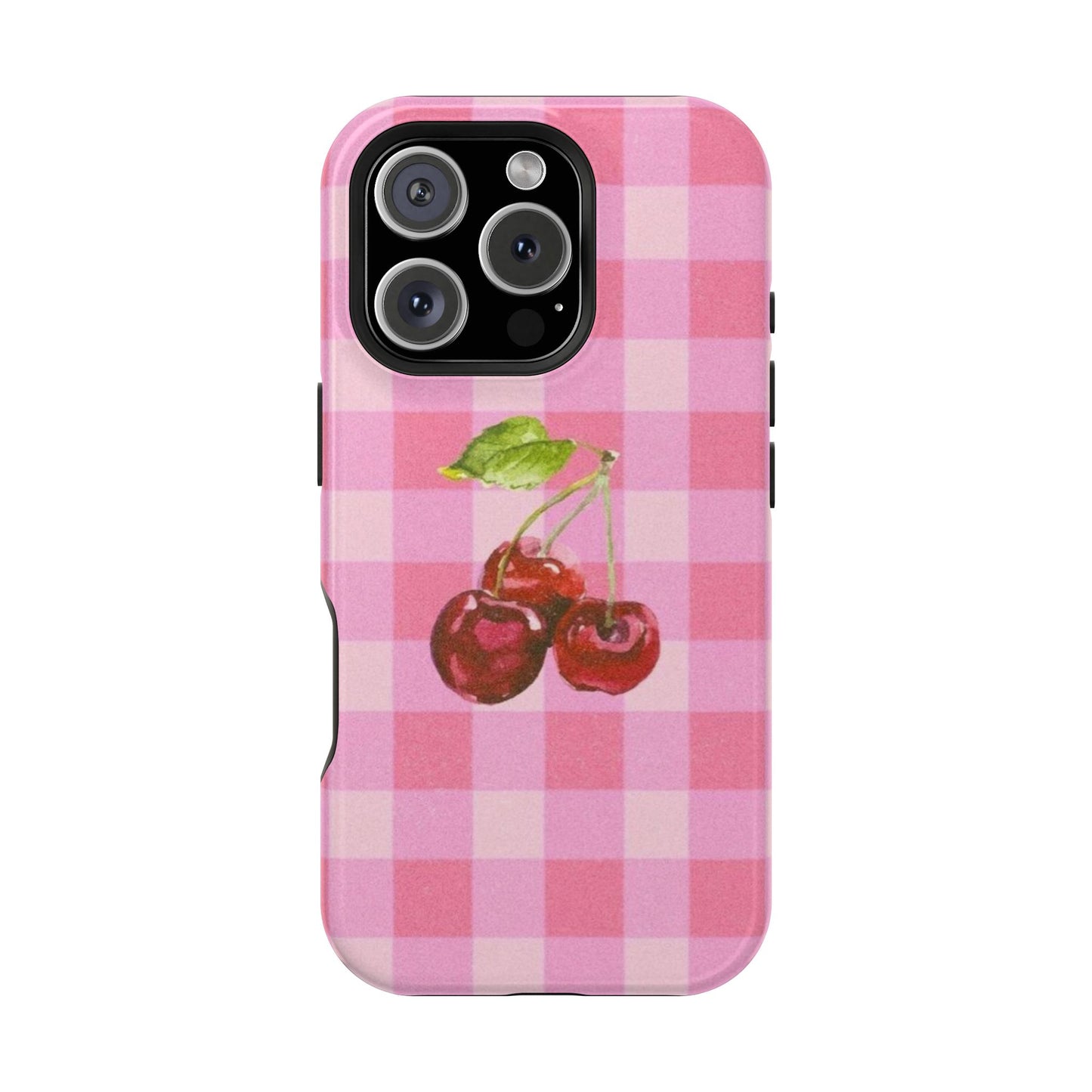 Cherry Gingham Magnetic Tough Case