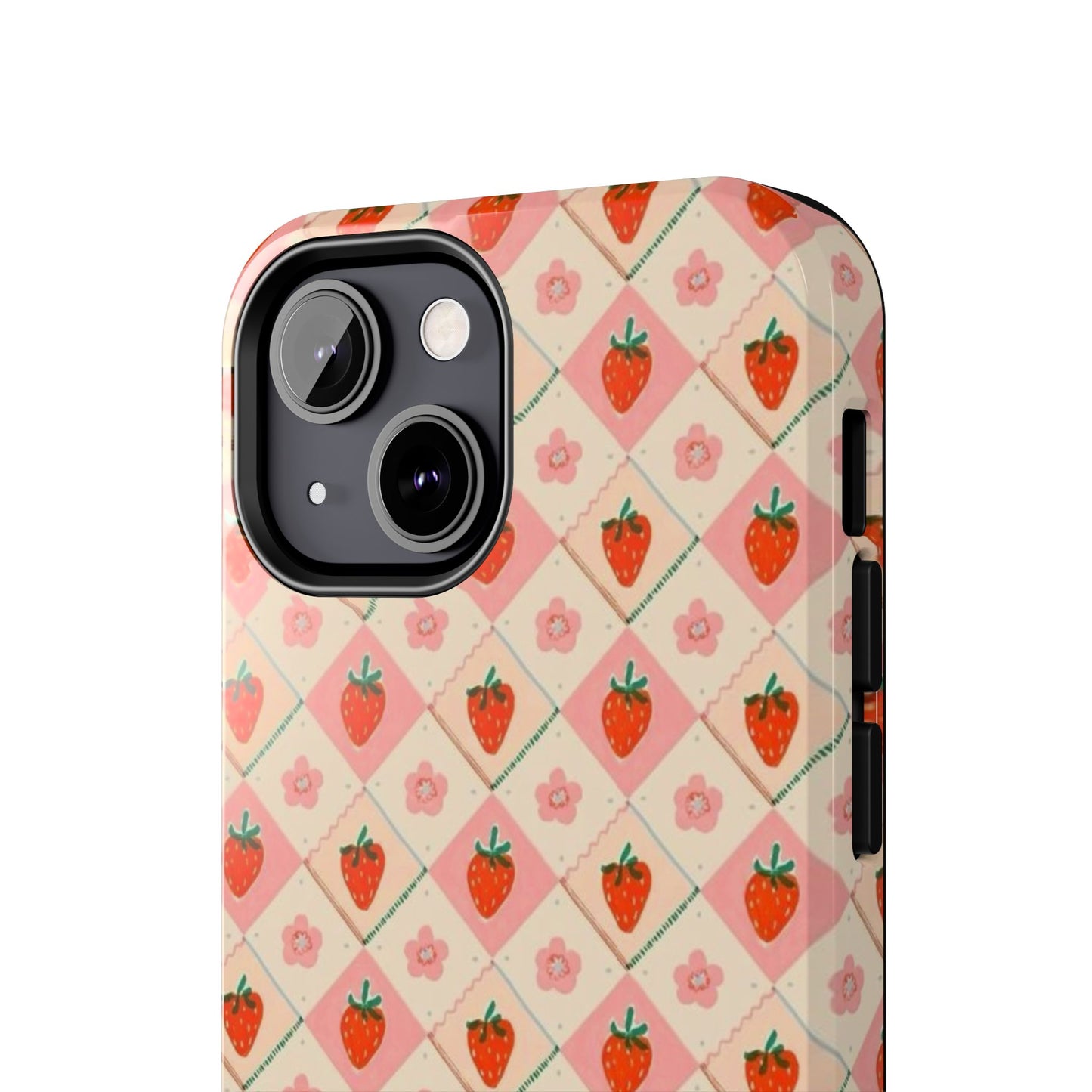 Cute Strawberry Pattern Case