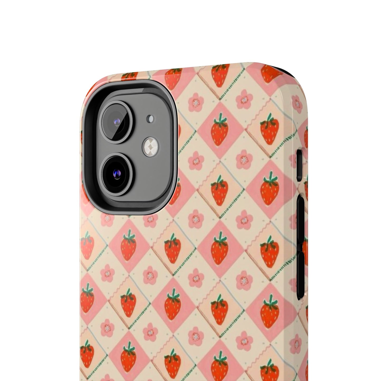 Cute Strawberry Pattern Case