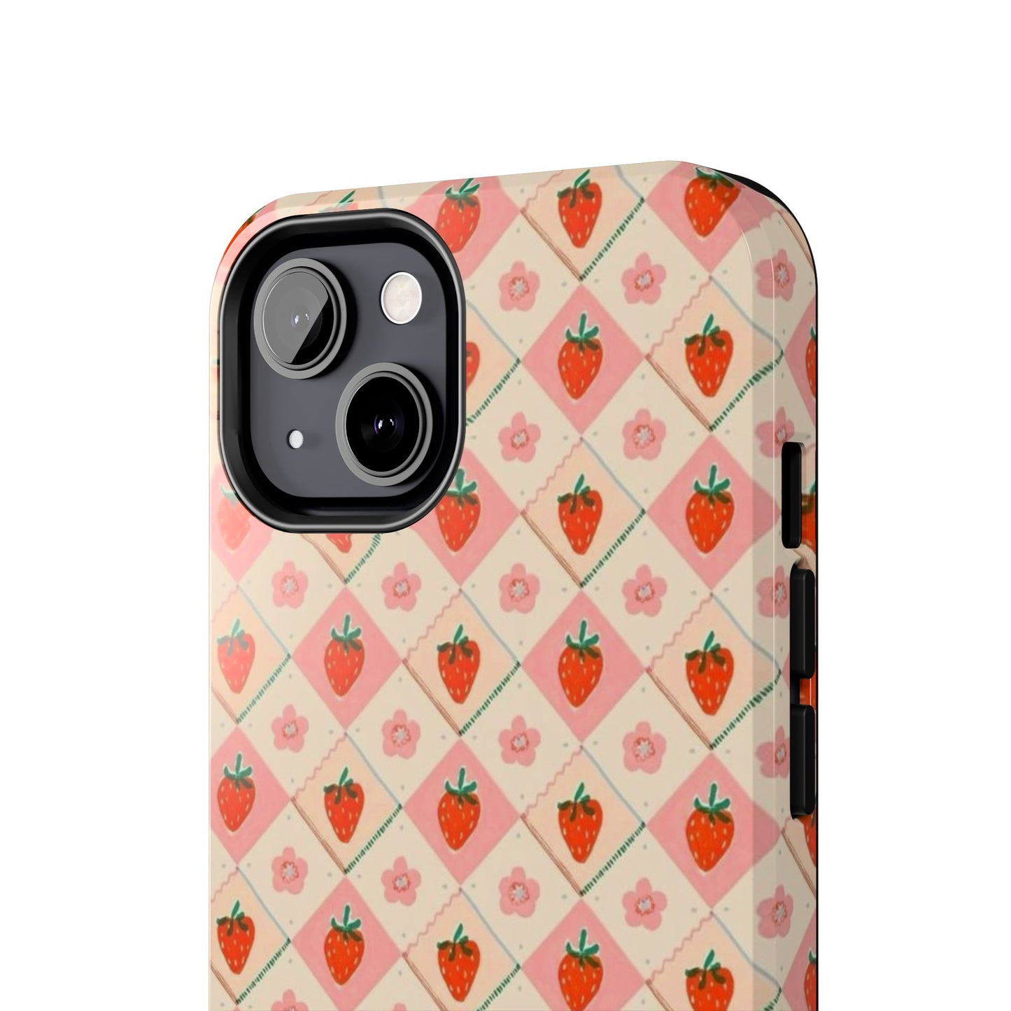 Cute Strawberry Pattern Case