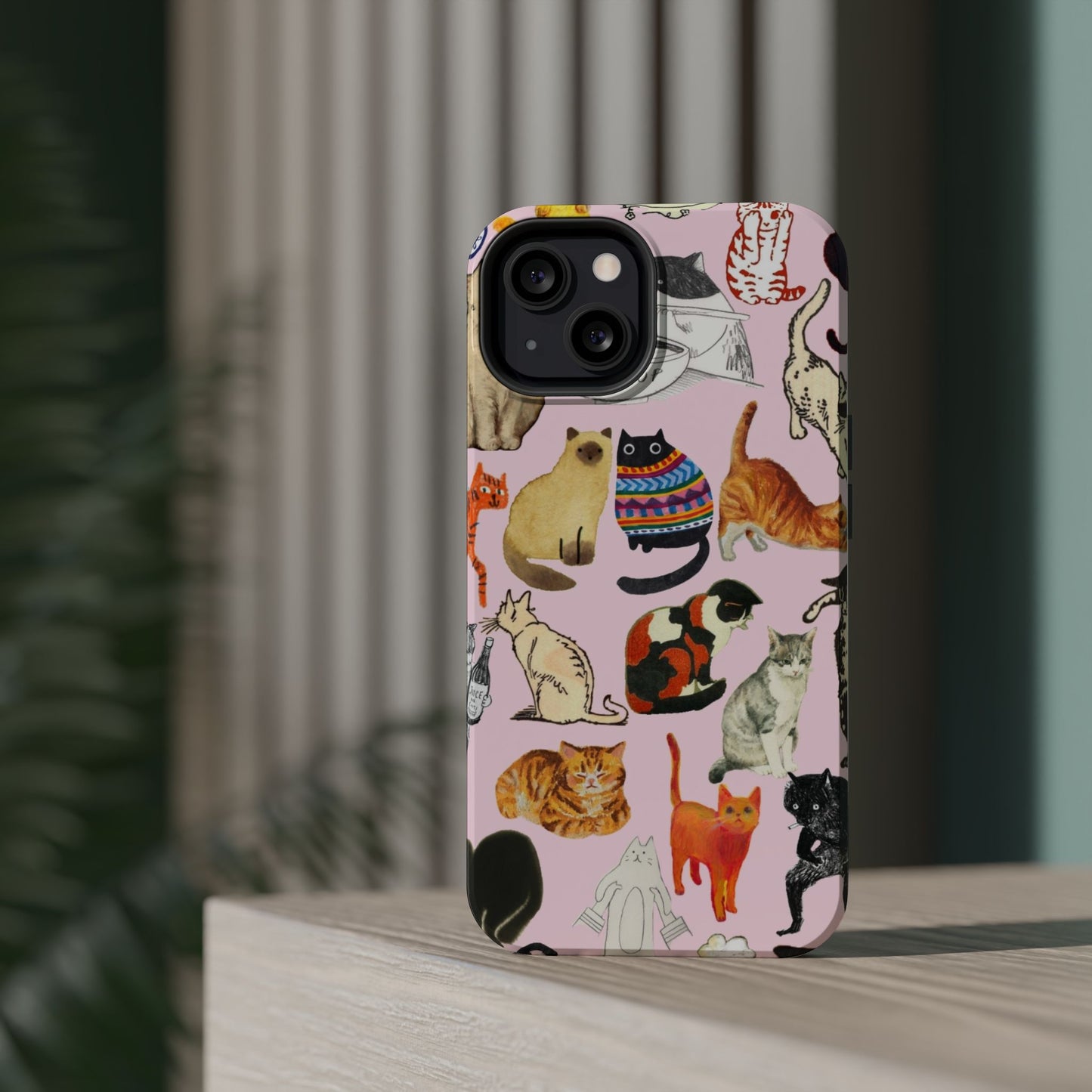 Cat Pattern Magsafe Case