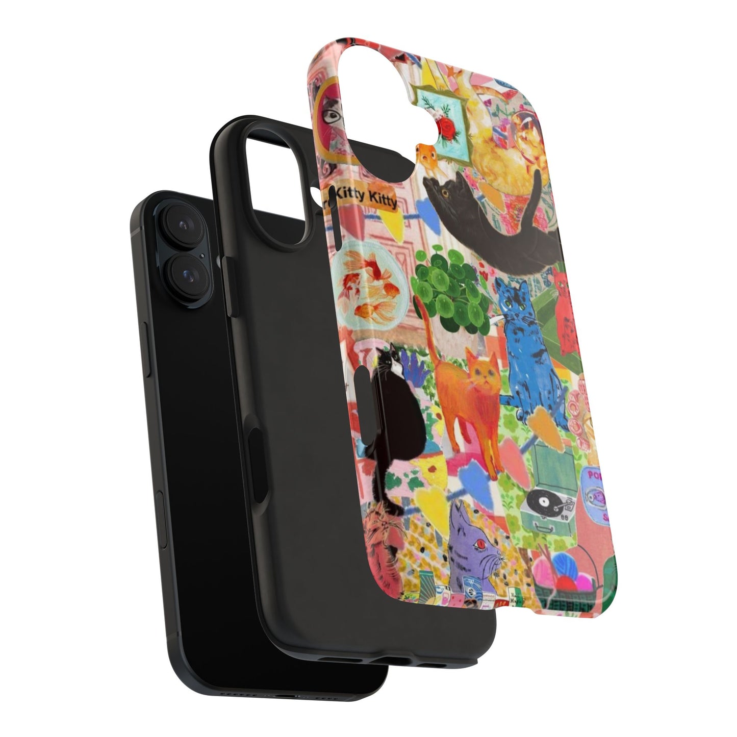 Colorful Cat Phone Case
