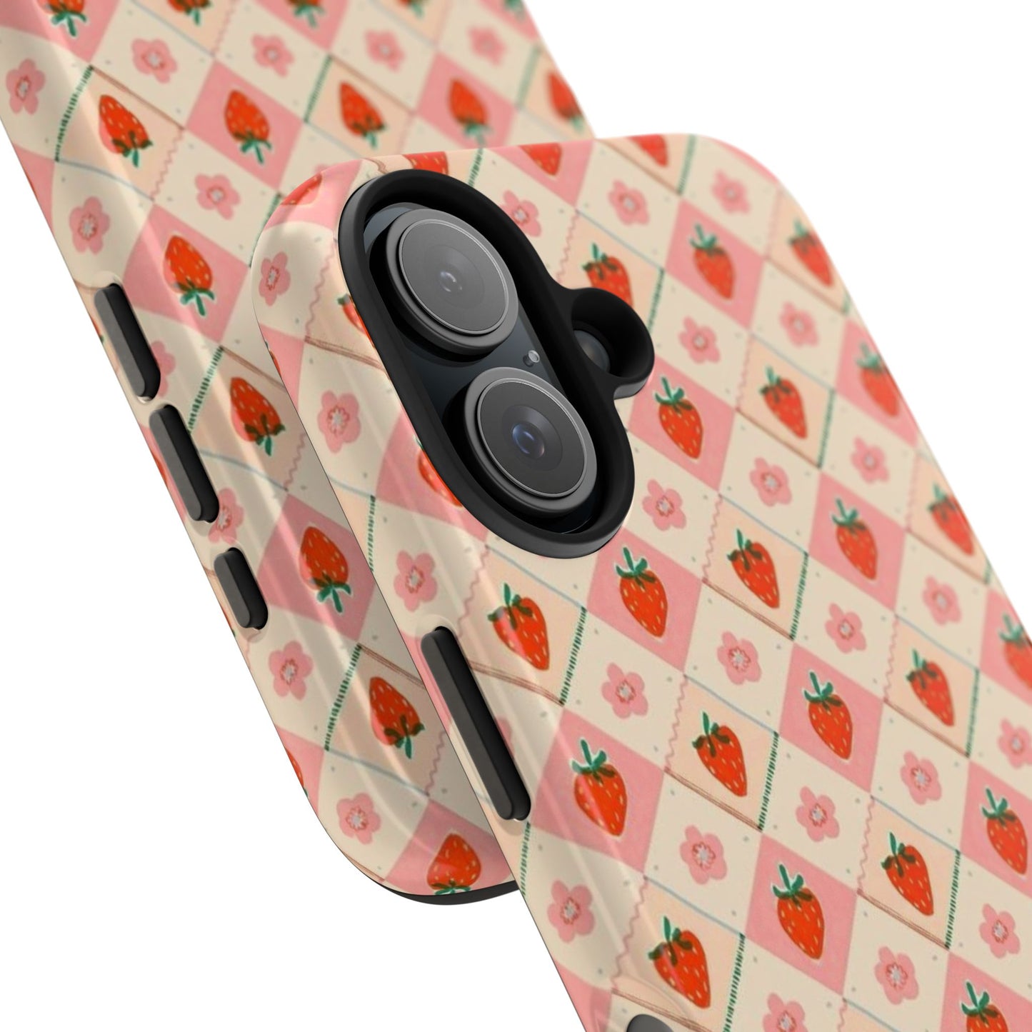 Cute Strawberry Pattern Case