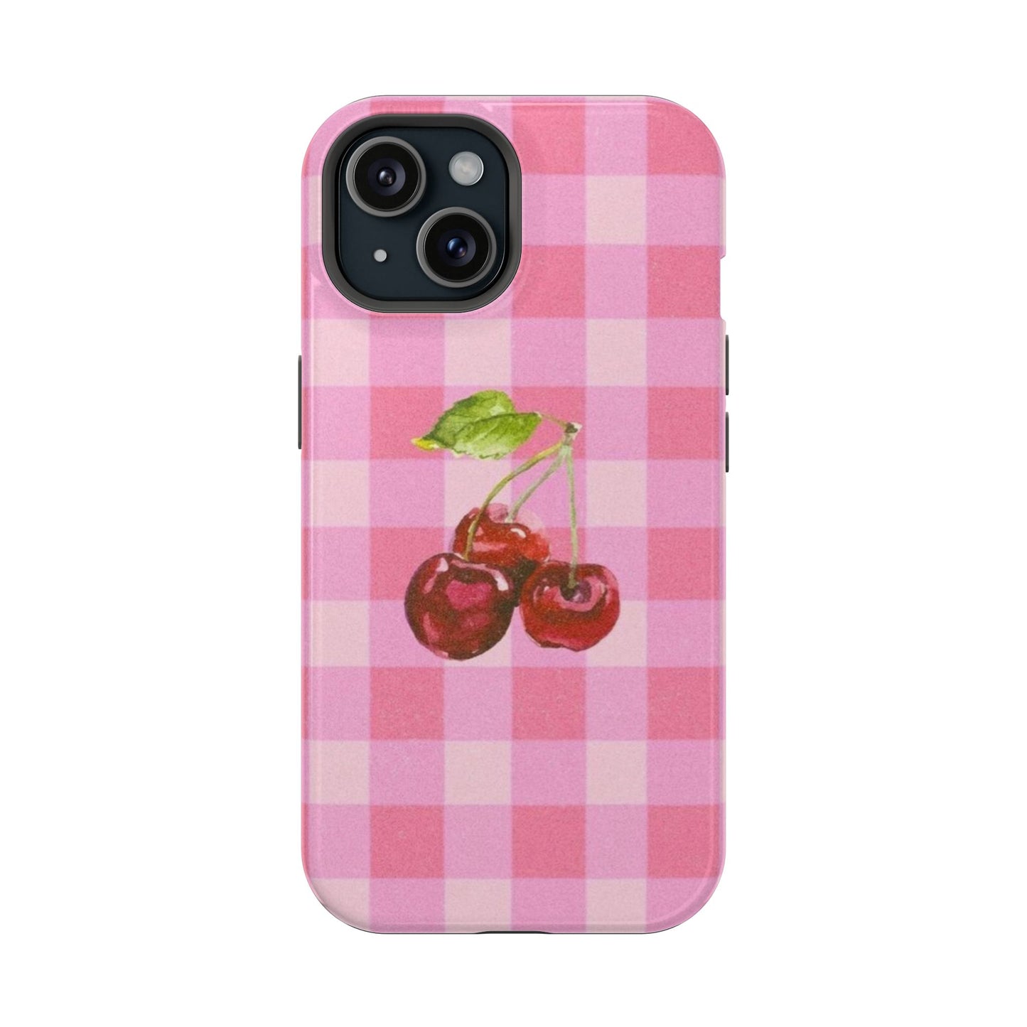 Cherry Gingham Magnetic Tough Case