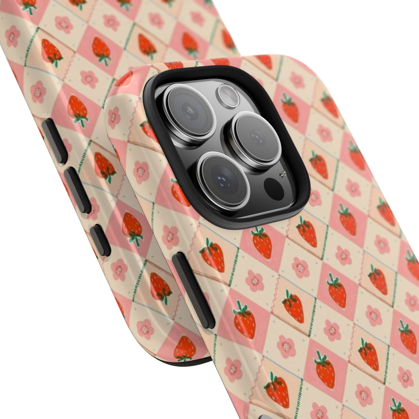 Cute Strawberry Pattern Case