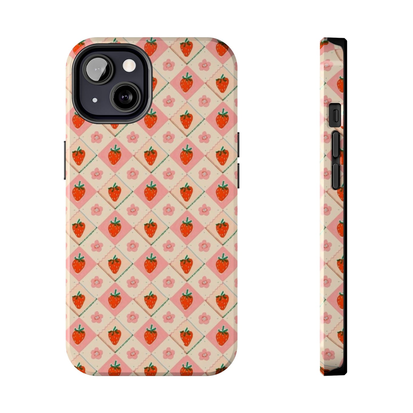 Cute Strawberry Pattern Case