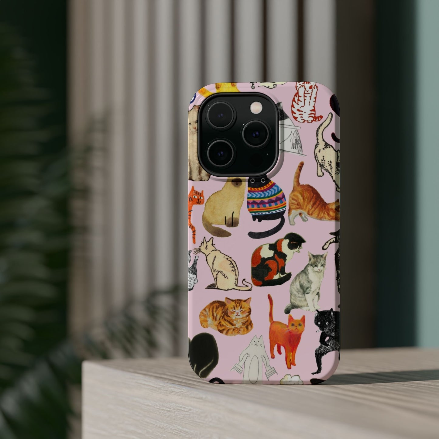 Cat Pattern Magsafe Case