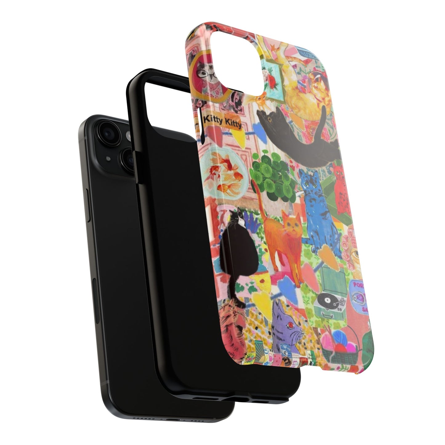 Colorful Cat Phone Case