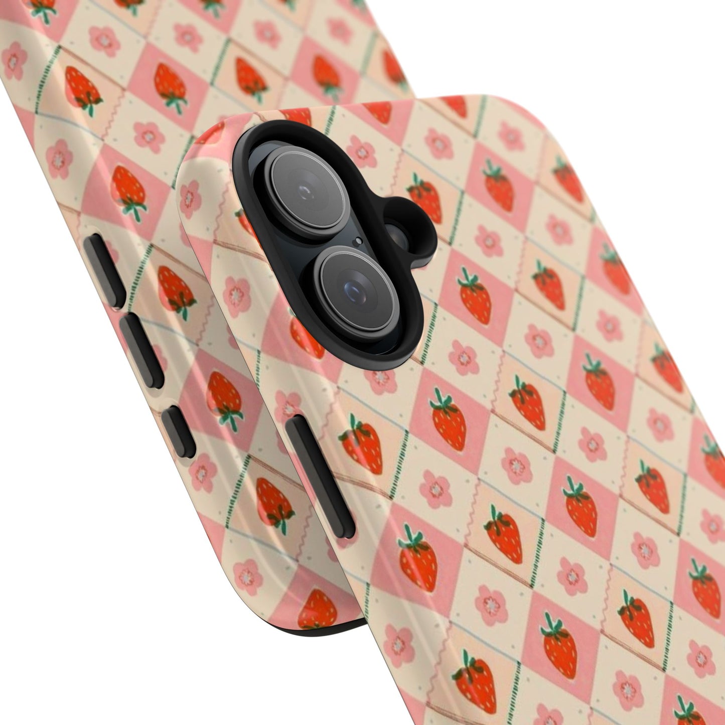 Cute Strawberry Pattern Case