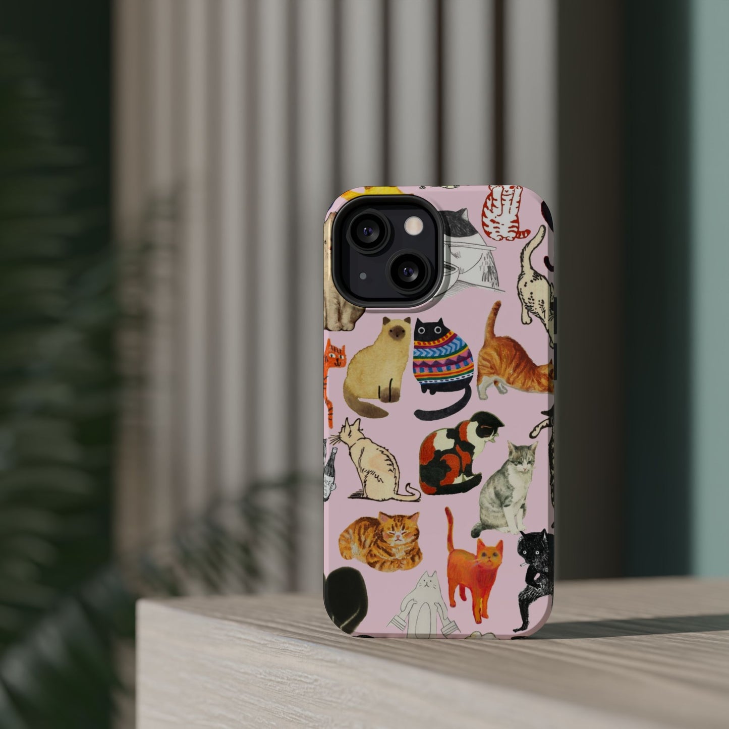 Cat Pattern Magsafe Case
