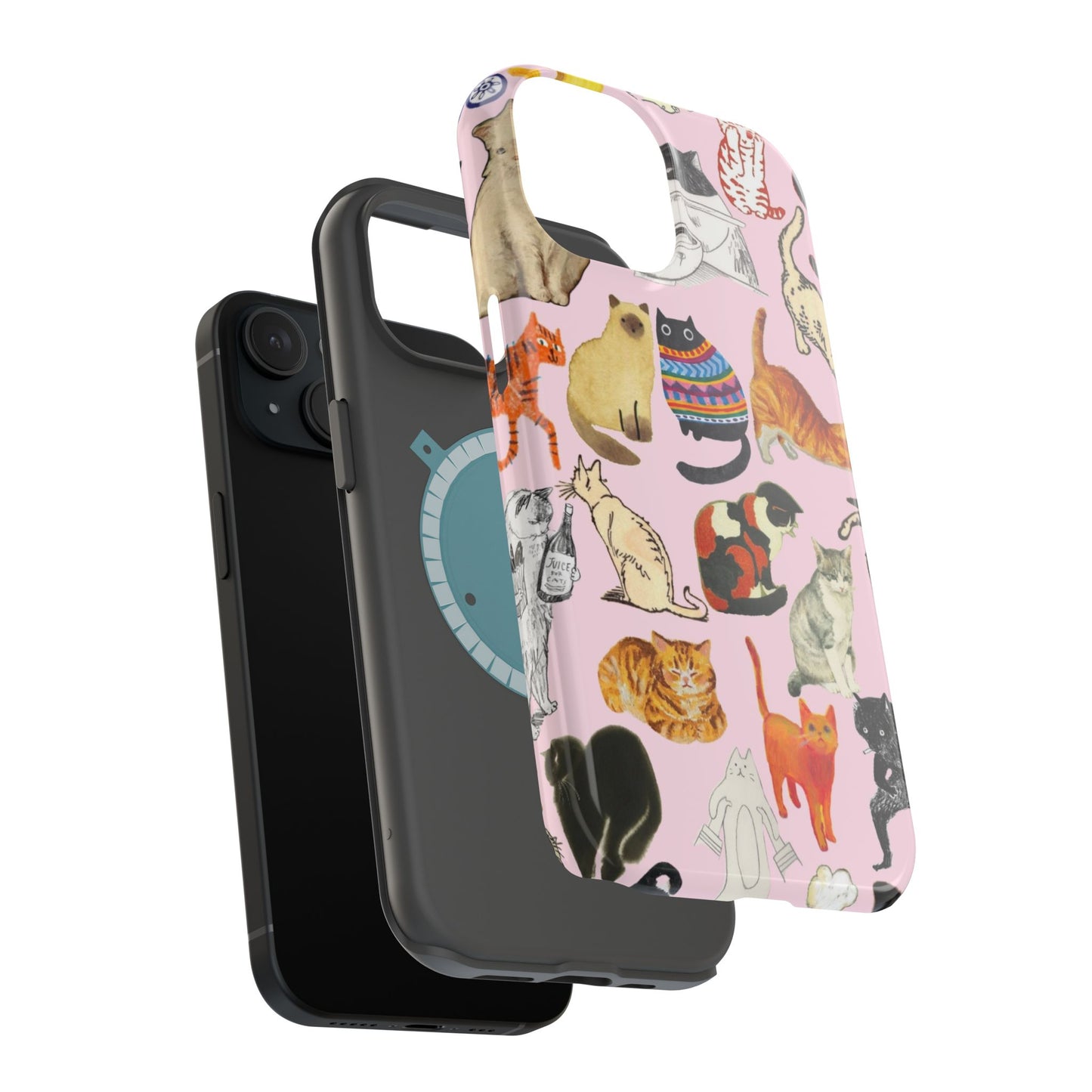 Cat Pattern Magsafe Case