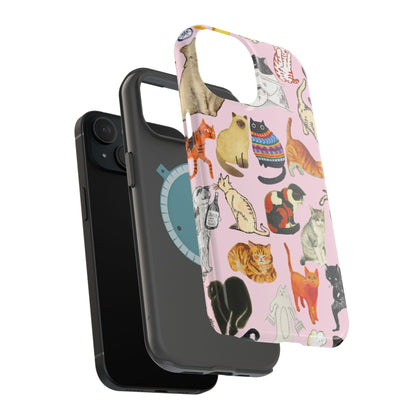 Cat Pattern Magsafe Case