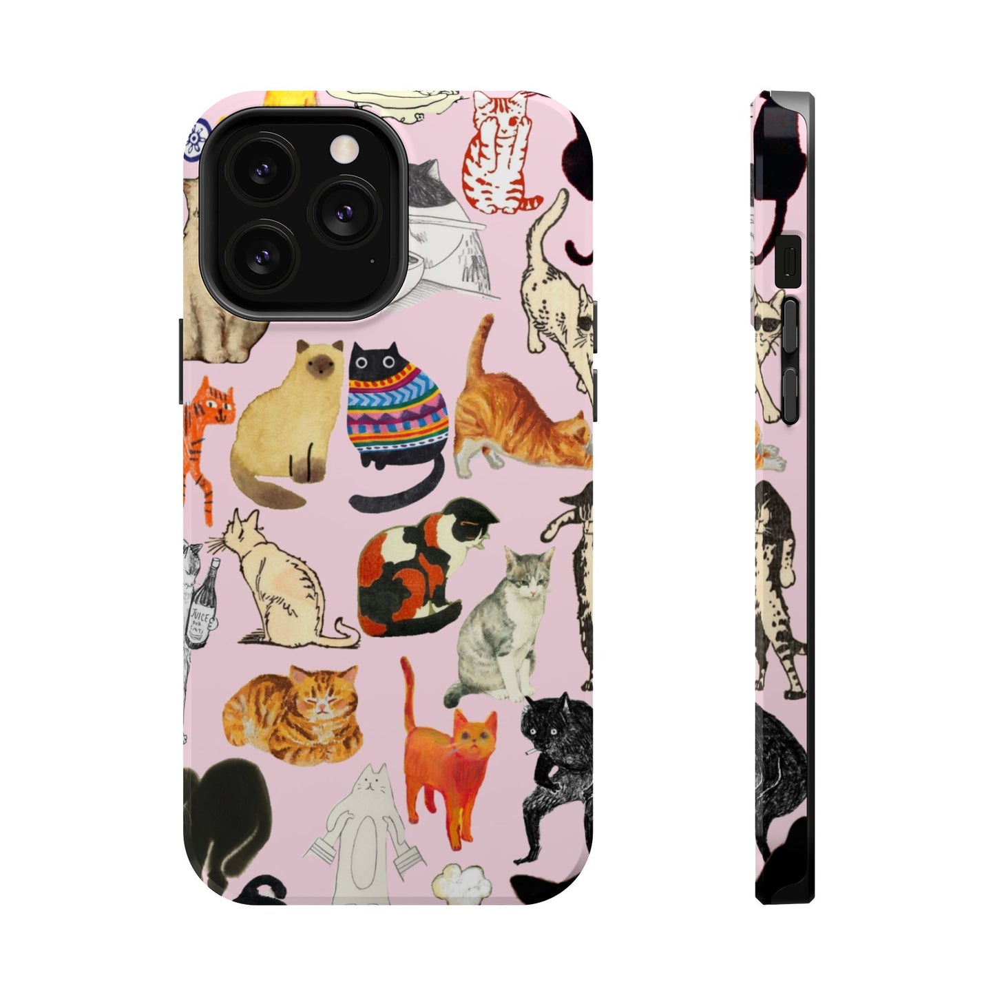 Cat Pattern Magsafe Case