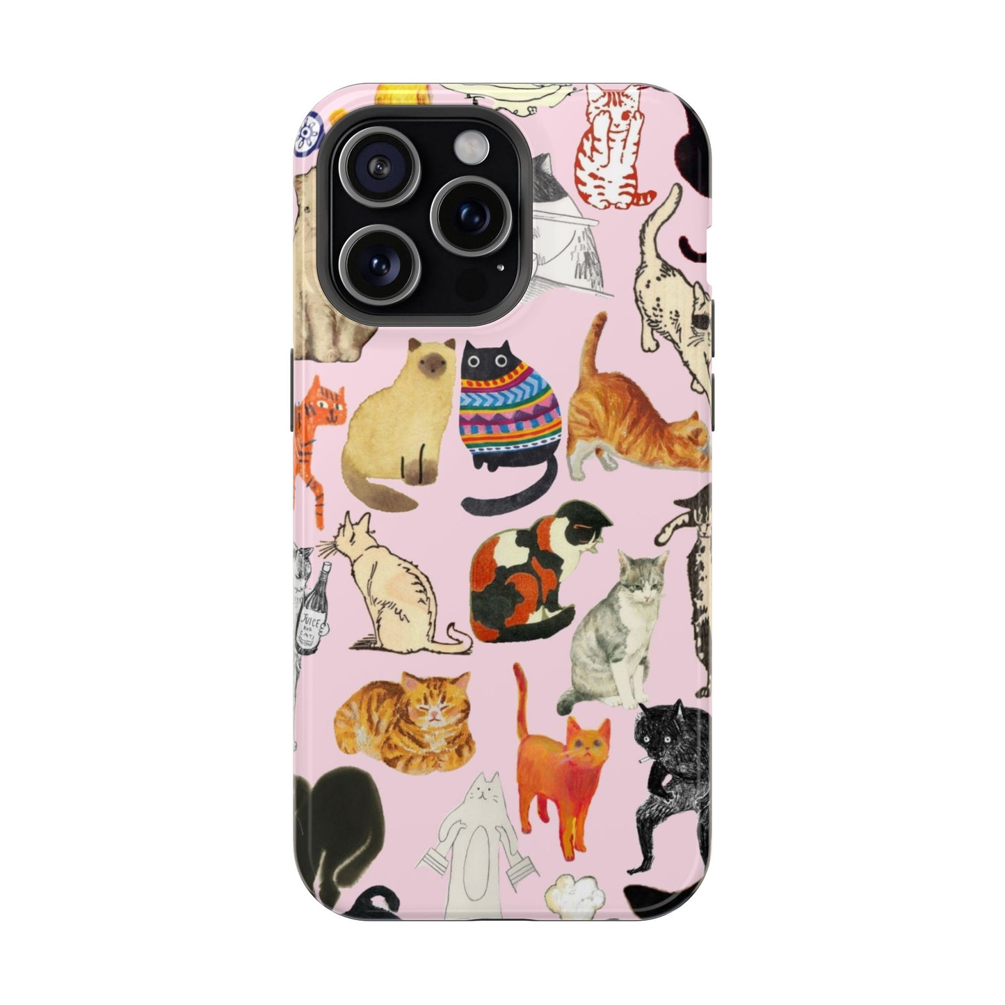 Cat Pattern Magsafe Case