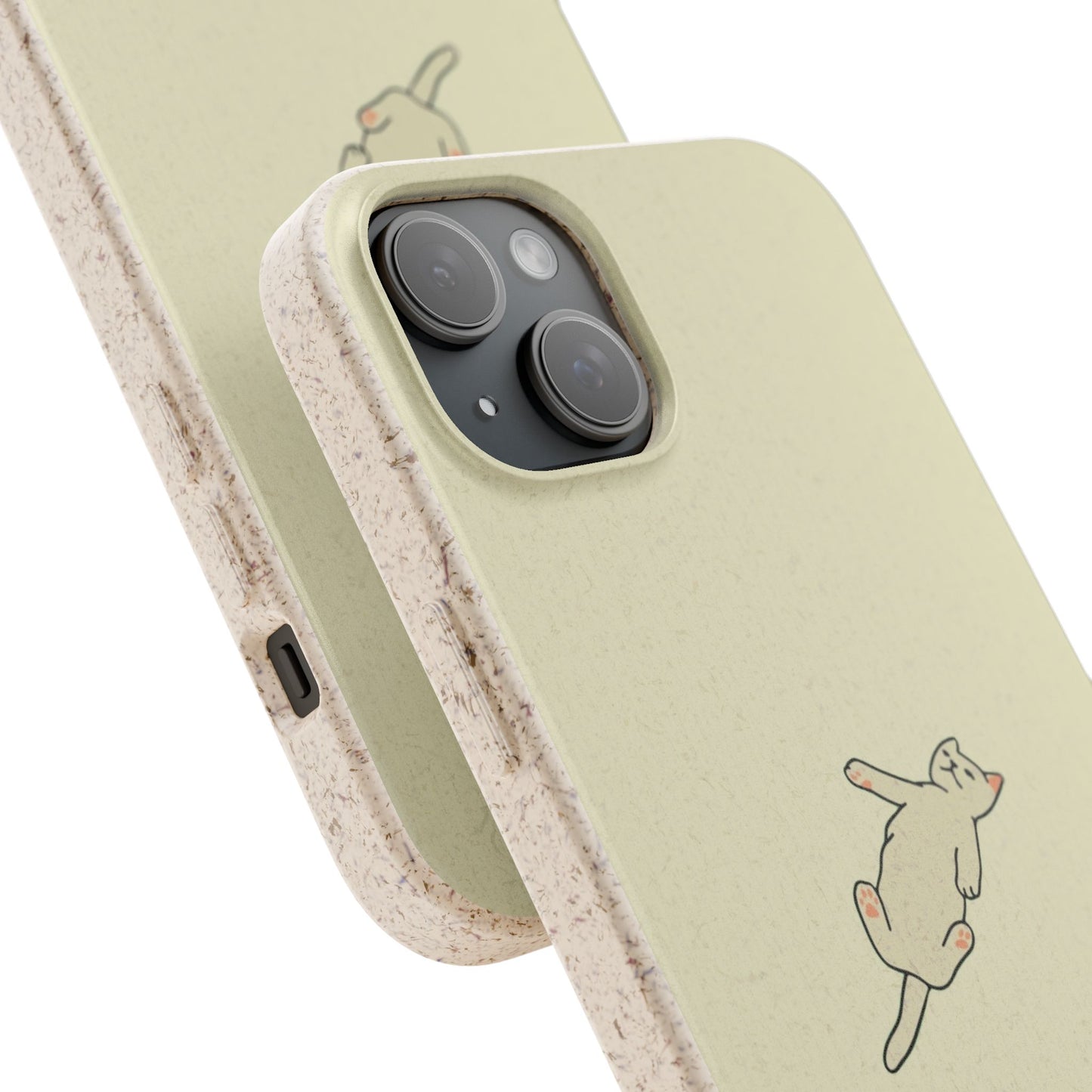 Eco-Friendly Cat Biodegradable Phone Case