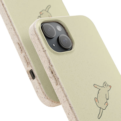 Eco-Friendly Cat Biodegradable Phone Case