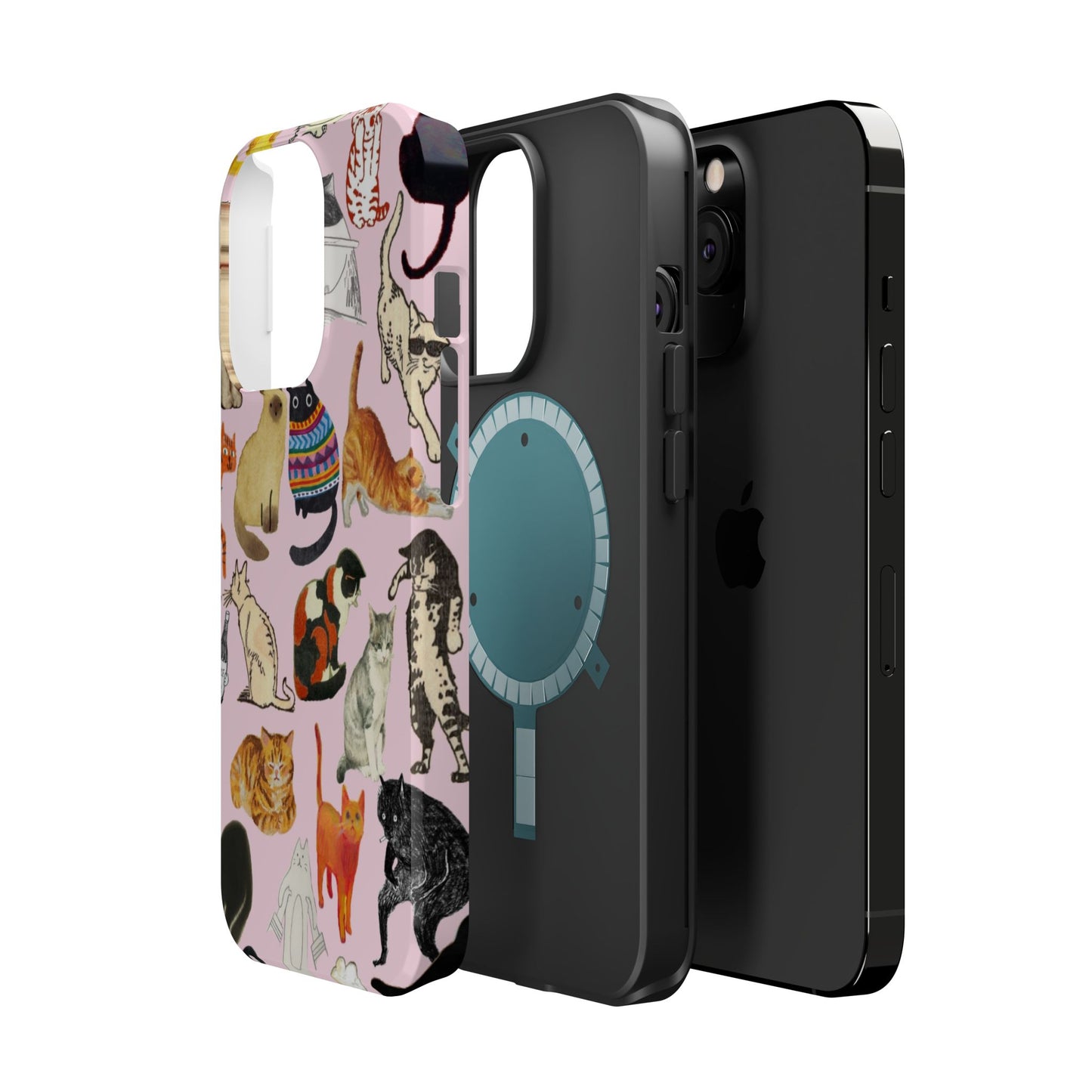 Cat Pattern Magsafe Case