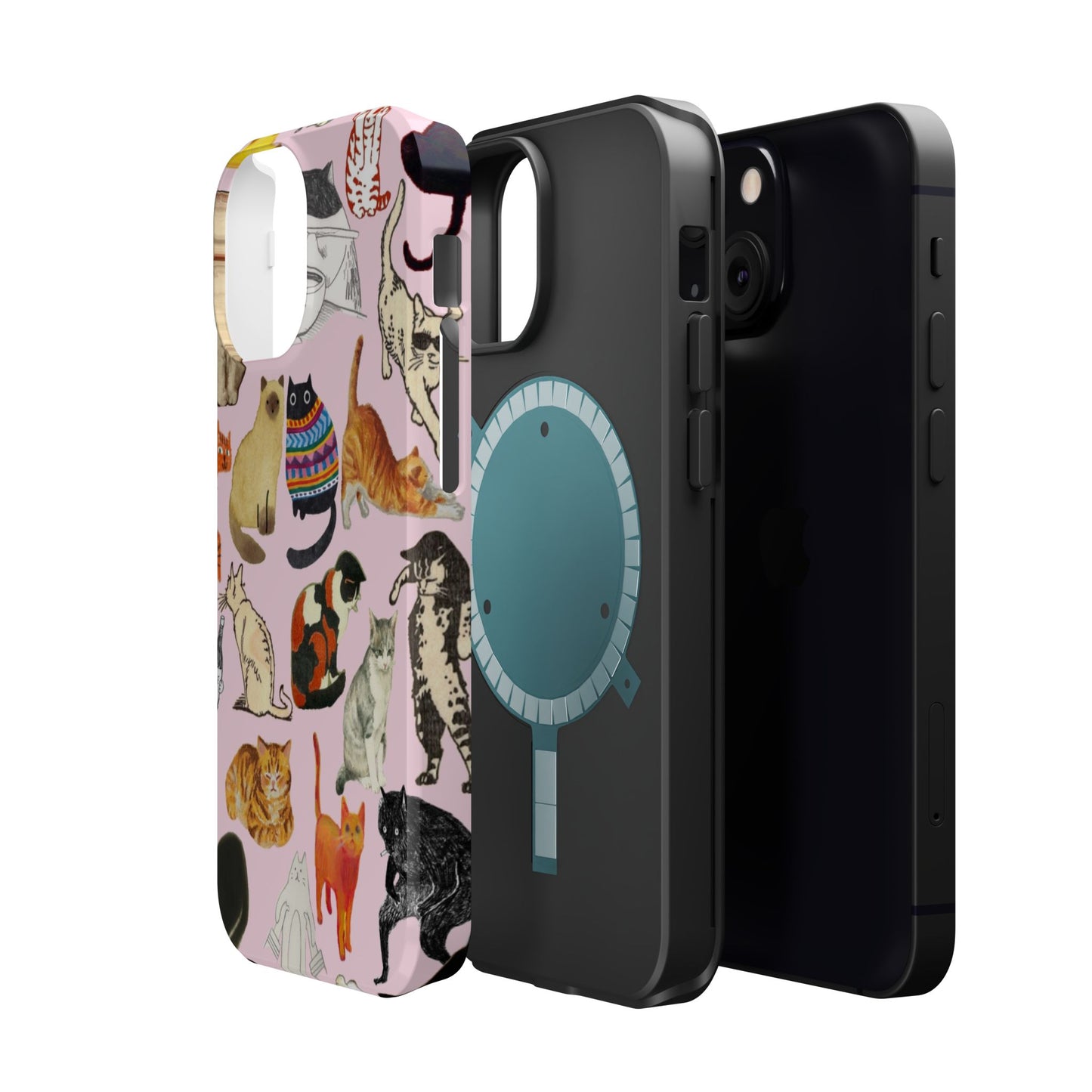 Cat Pattern Magsafe Case