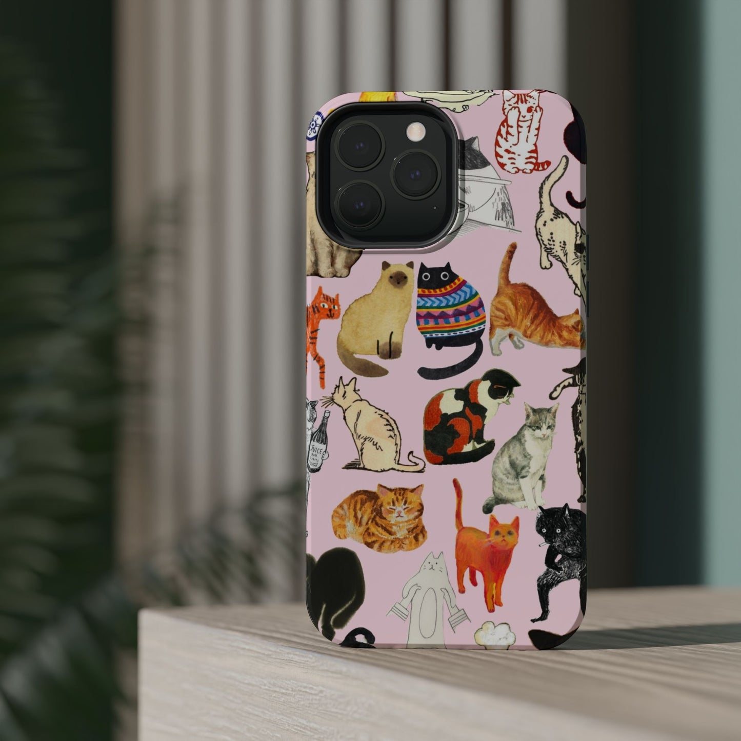 Cat Pattern Magsafe Case
