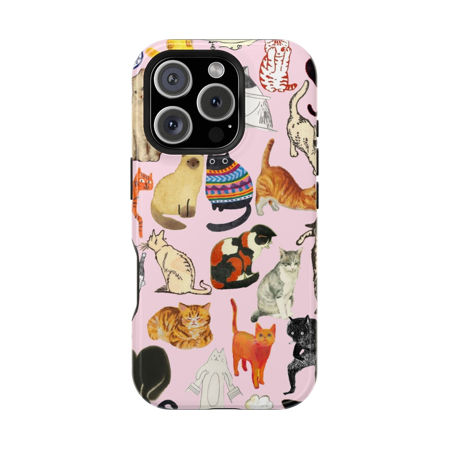 Cat Pattern Magsafe Case