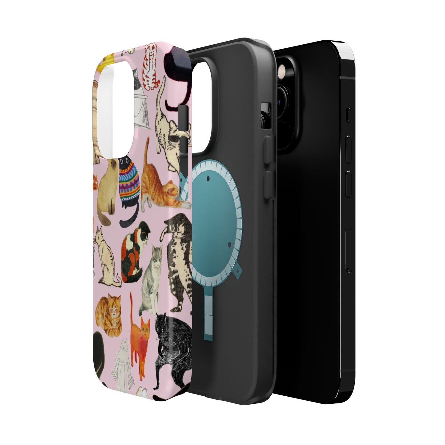 Cat Pattern Magsafe Case