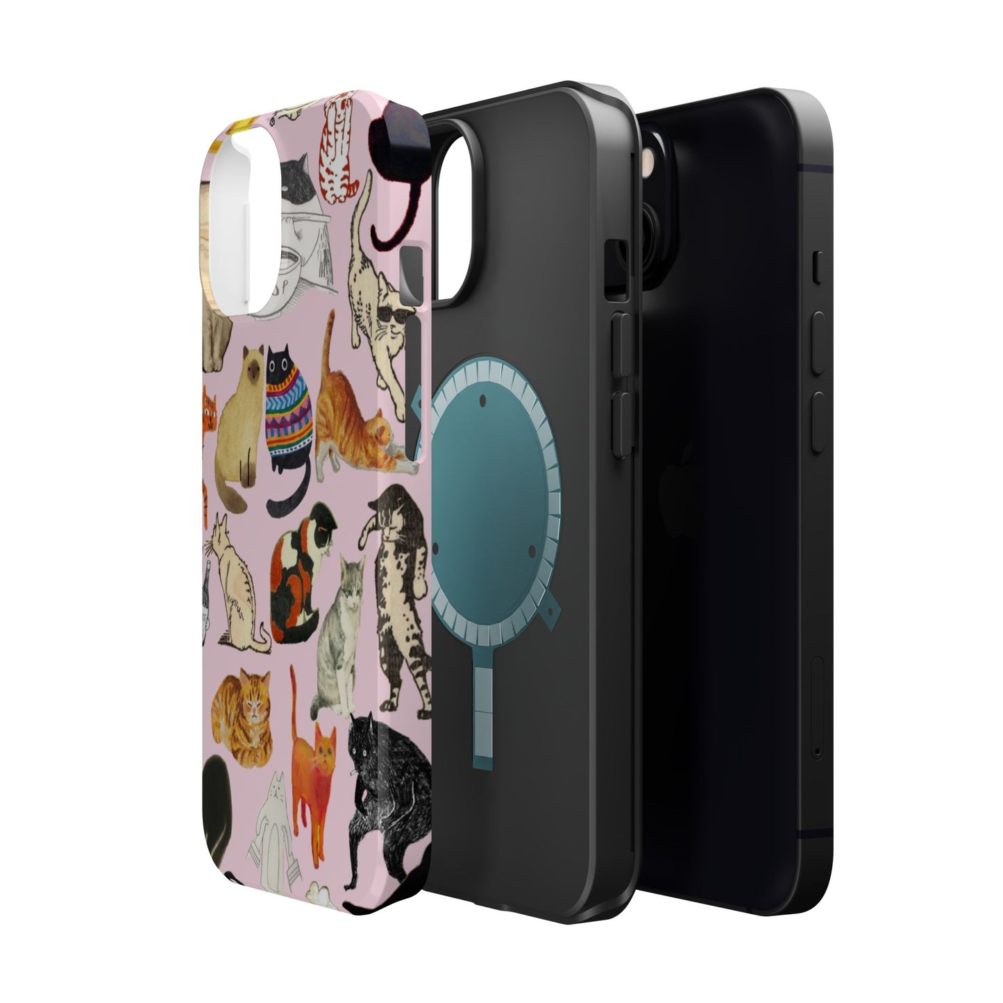 Cat Pattern Magsafe Case