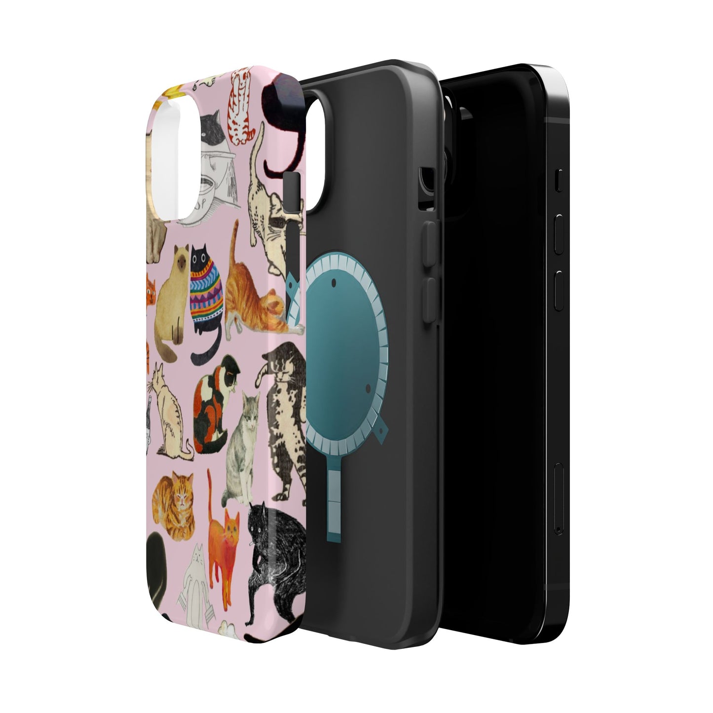 Cat Pattern Magsafe Case