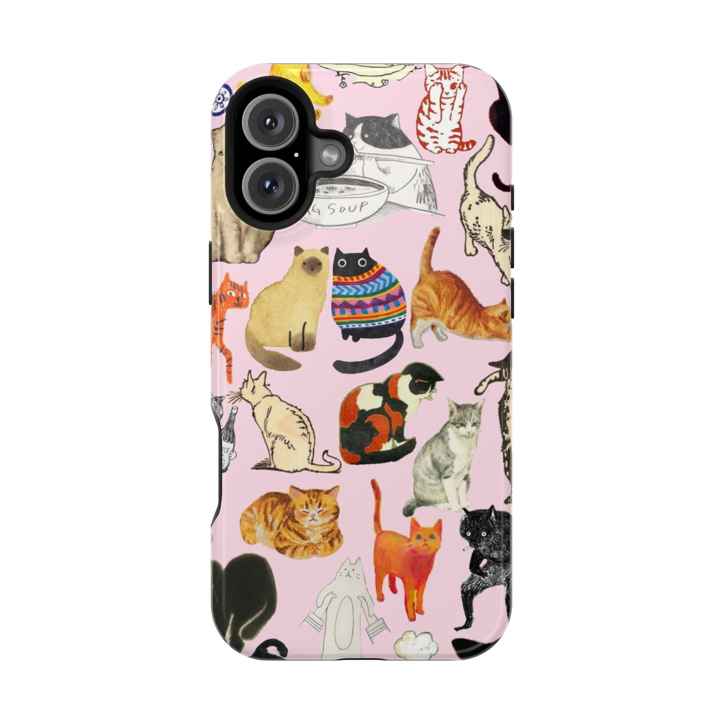 Cat Pattern Magsafe Case