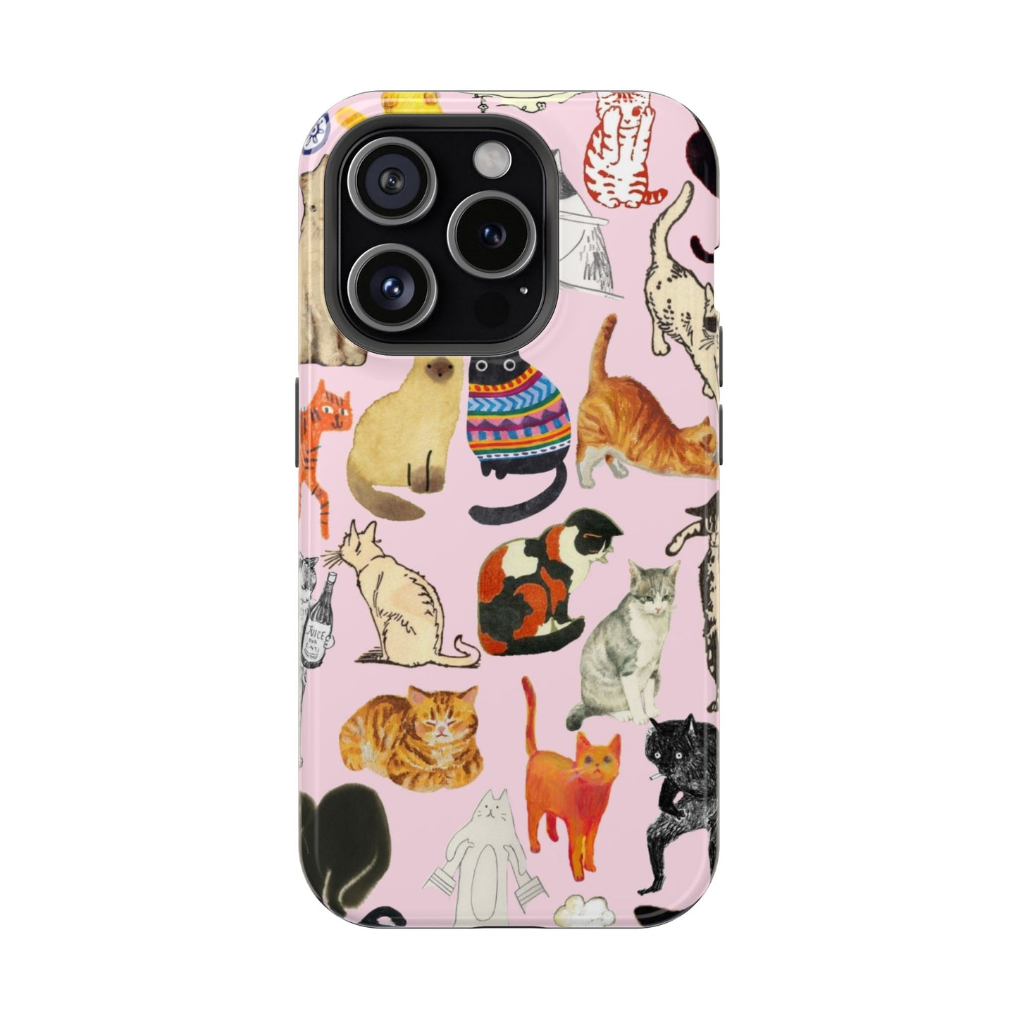 Cat Pattern Magsafe Case