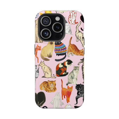 Cat Pattern Magsafe Case