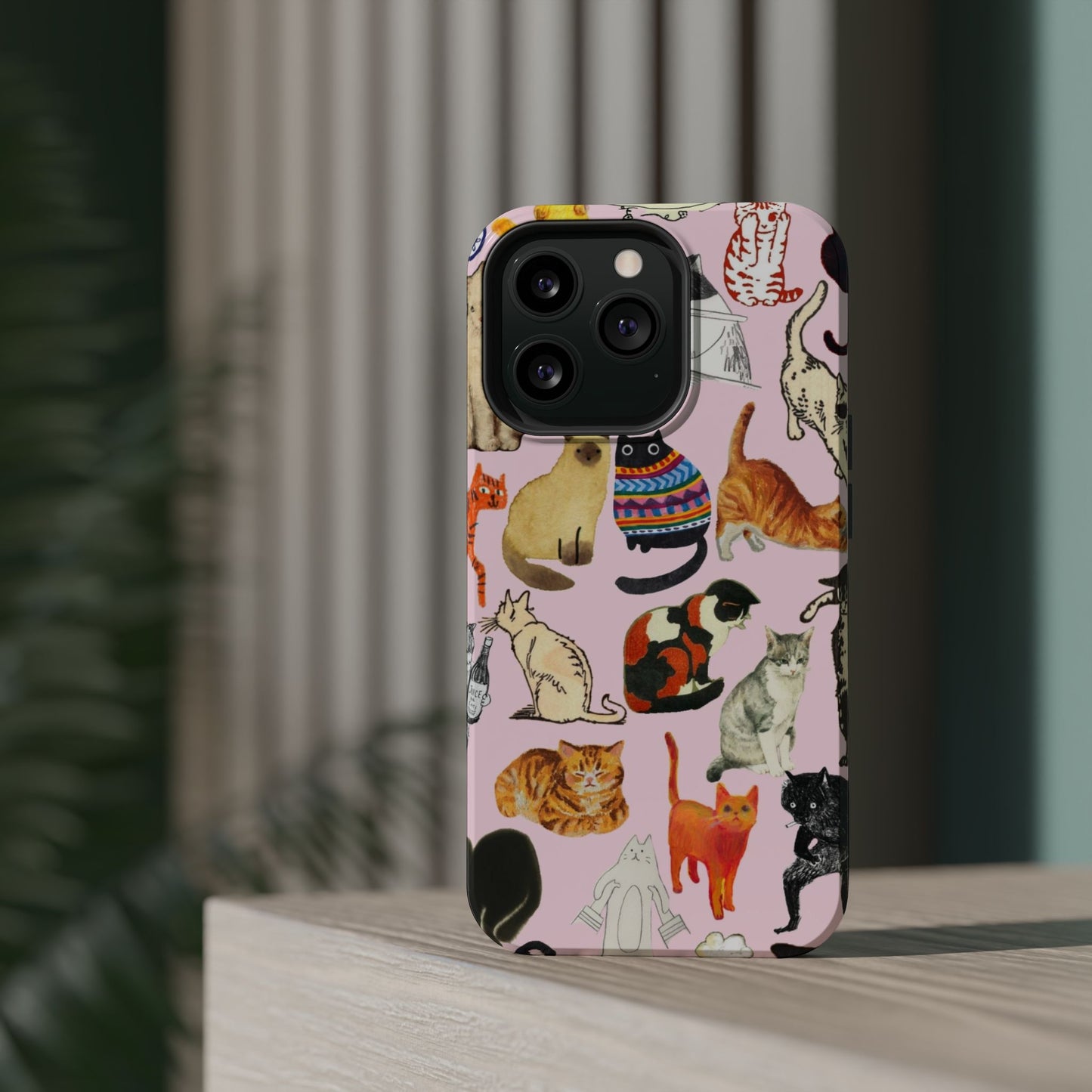 Cat Pattern Magsafe Case
