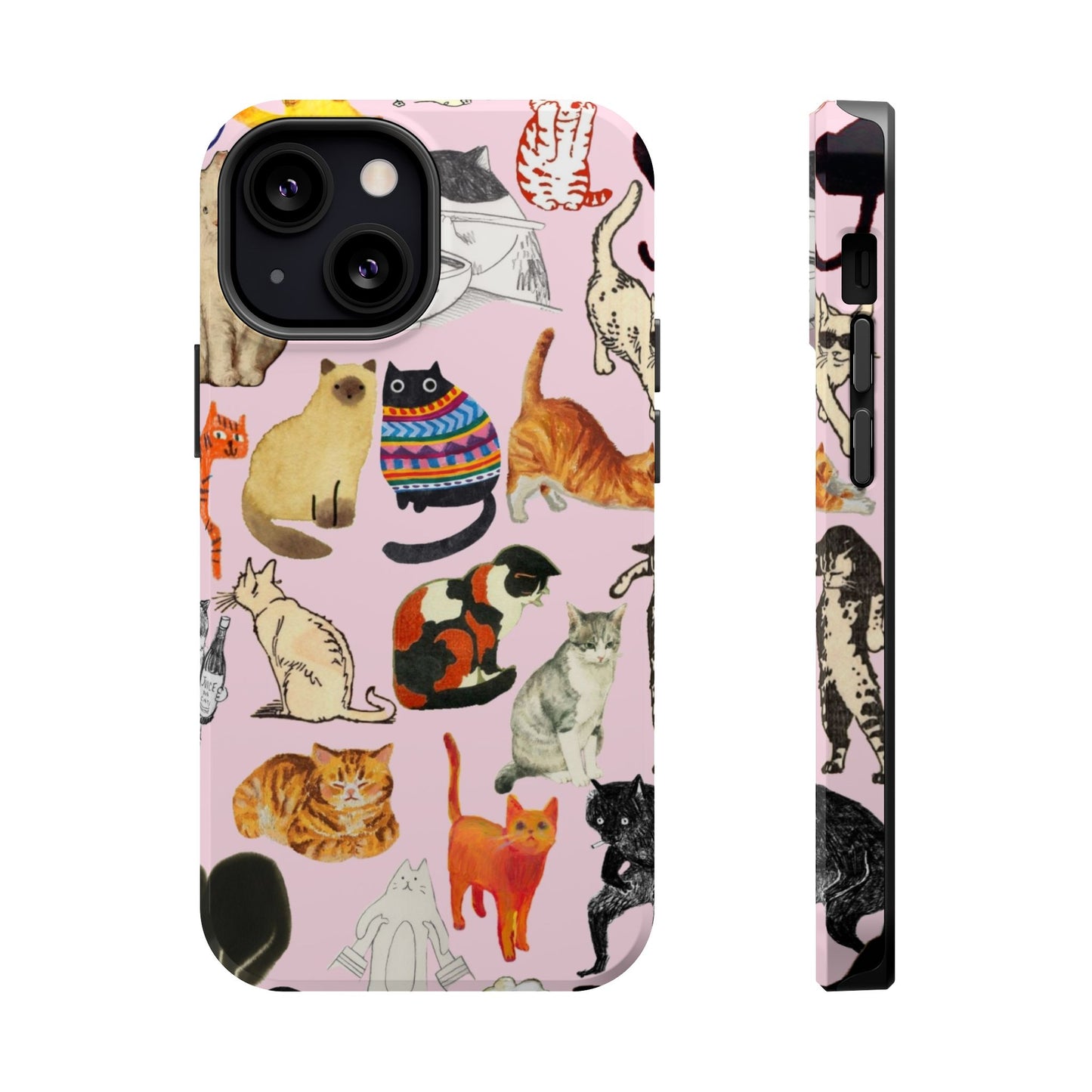Cat Pattern Magsafe Case