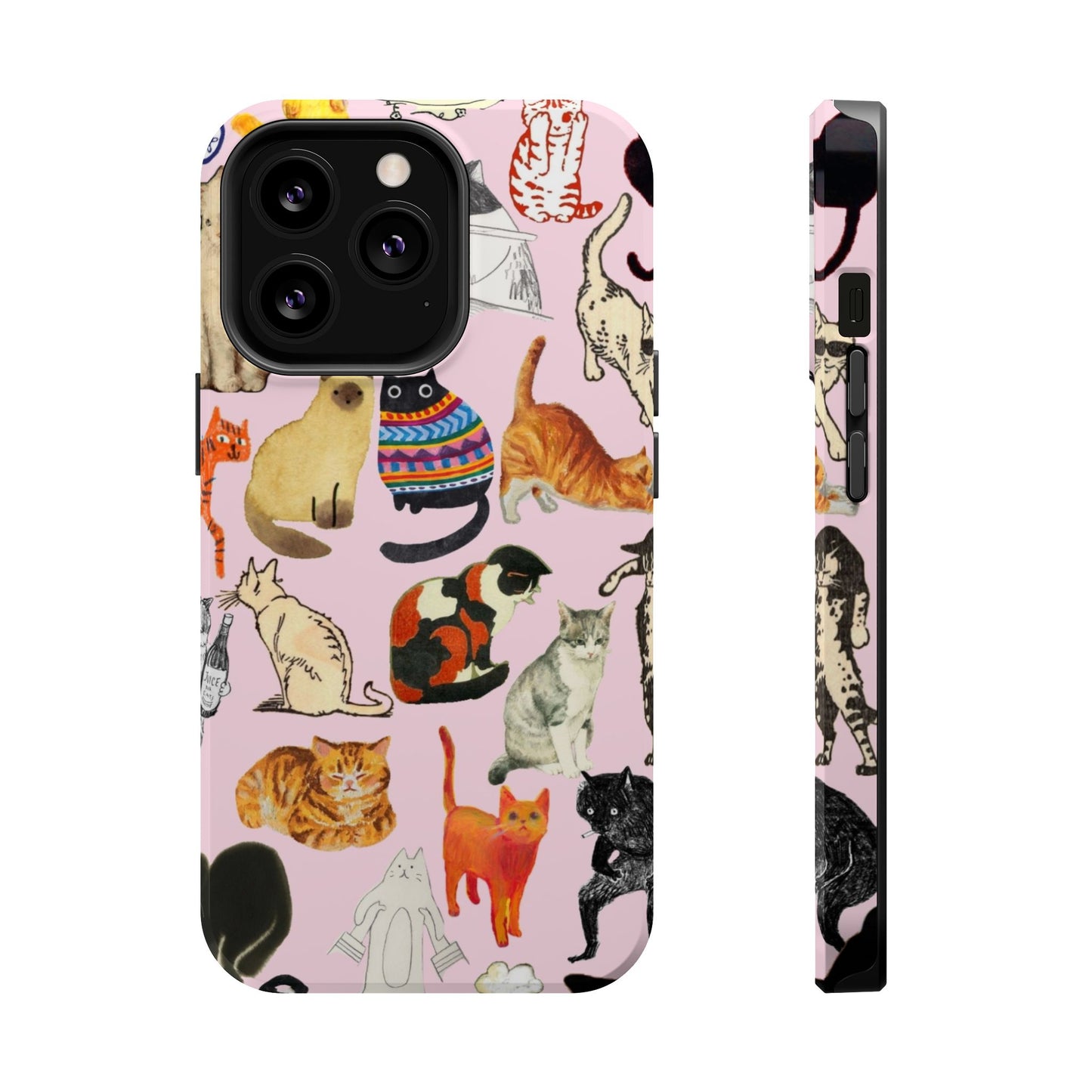 Cat Pattern Magsafe Case